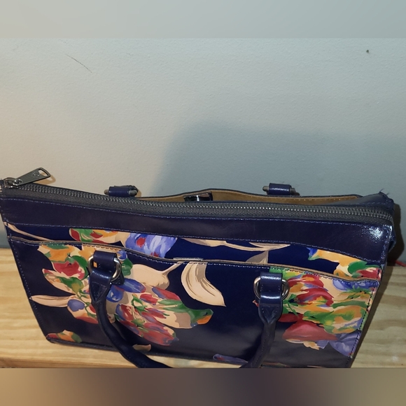 🌺Beautiful Patricia Nash Josselin Leather Satchel - Picture 8 of 16